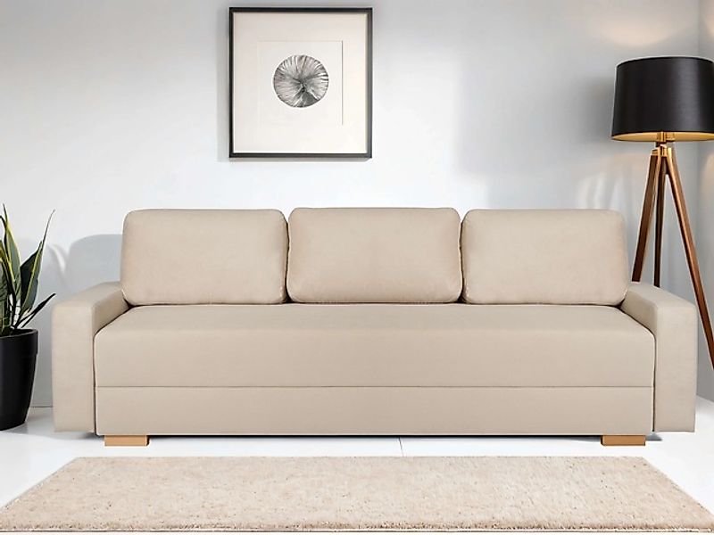 Home affaire 3-Sitzer »SHERIDIAN Schlafsofa mit Bettkasten, in Feincord & V günstig online kaufen