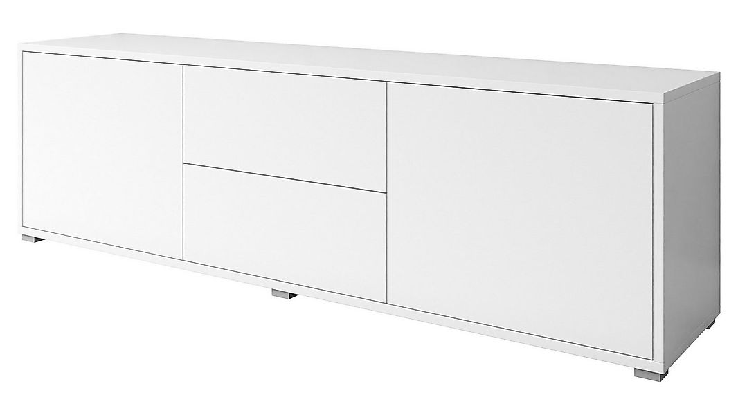 MIRJAN24 TV-Schrank Gesita 2D2SZ (mit 2 Schubladen und 2 Türen) Griffloses günstig online kaufen