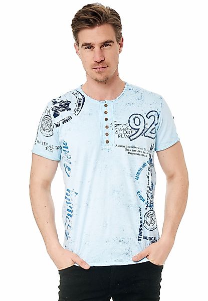 Rusty Neal T-Shirt, mit seitlichem Print günstig online kaufen