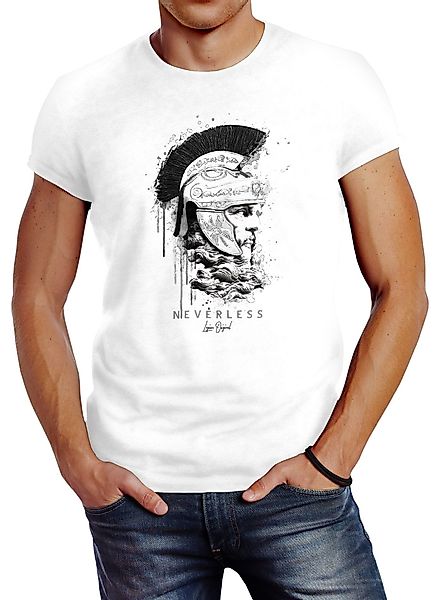 Neverless Print-Shirt Neverless® Herren T-Shirt Sparta günstig online kaufen