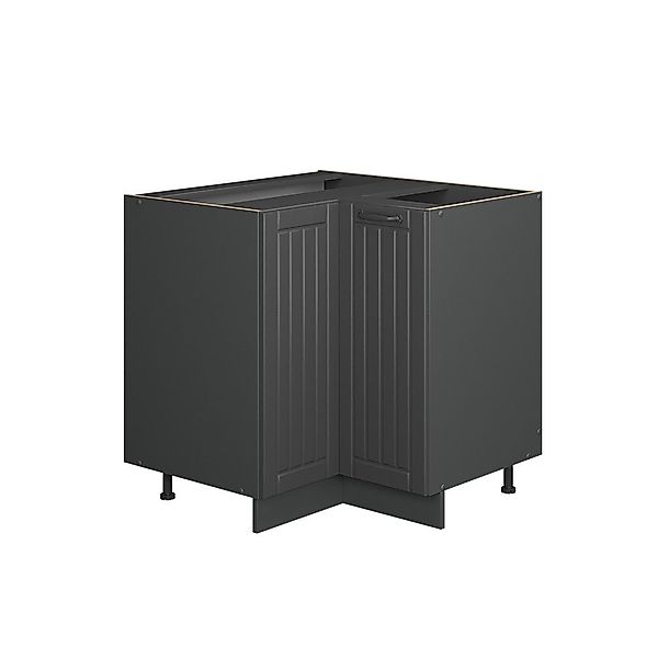 Vicco Eckunterschrank Fame-Line, Dunkelgrau/Anthrazit, 80.5 cm, günstig online kaufen