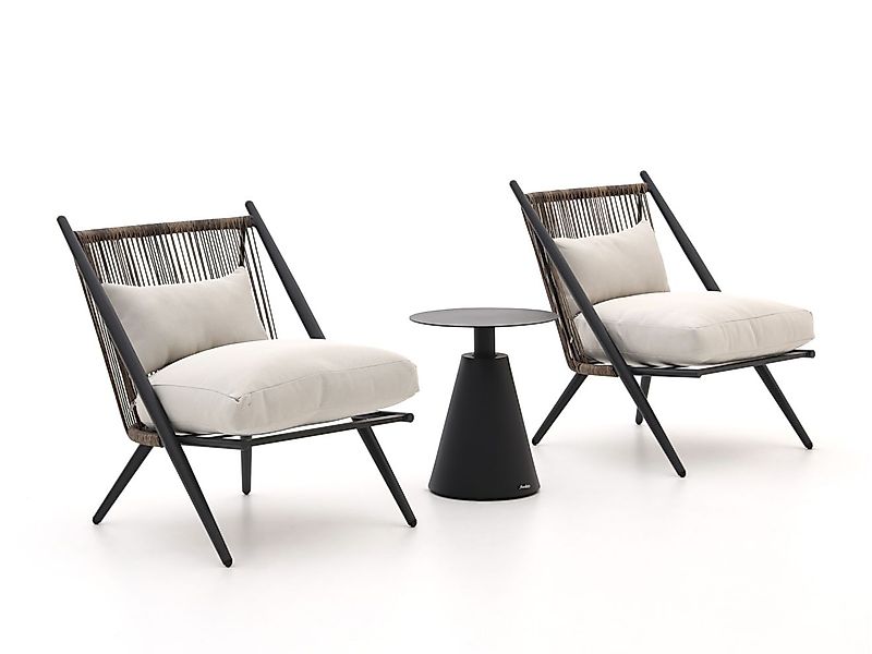 Intenso Brittoli/Tusa ø 42 cm lounge Balkon-Set 3-delig günstig online kaufen