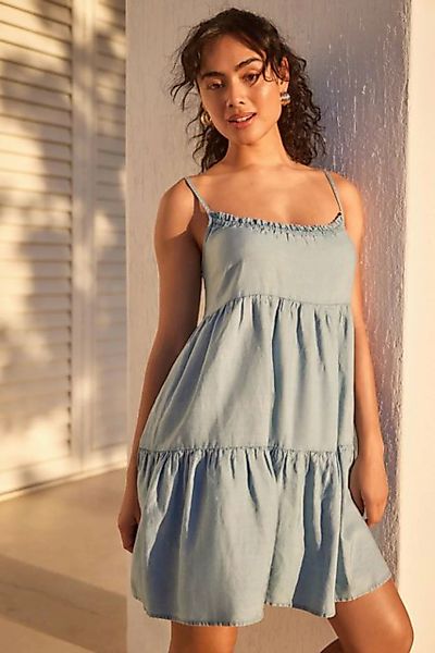 Next Sommerkleid Gestuftes Sommerkleid in Minilänge (1-tlg) günstig online kaufen