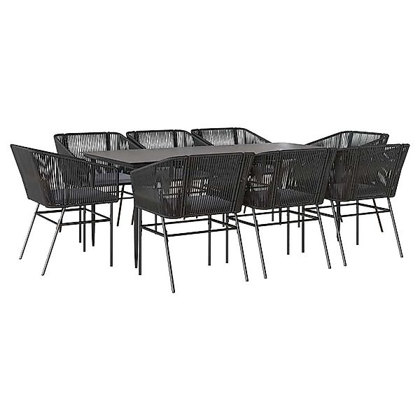 vidaXL Garten-Essgruppe 9-tlg. Garten-Essgruppe mit Kissen günstig online kaufen