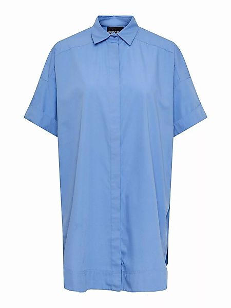 PIECES Pcallu Hemd Damen Blau günstig online kaufen