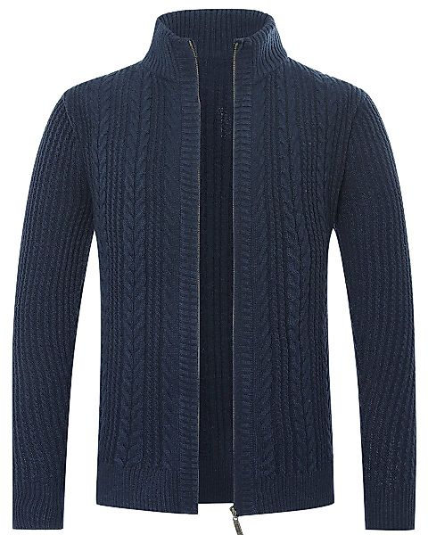 Allthemen Cardigan Herren Strickjacke mit Reißverschluss günstig online kaufen