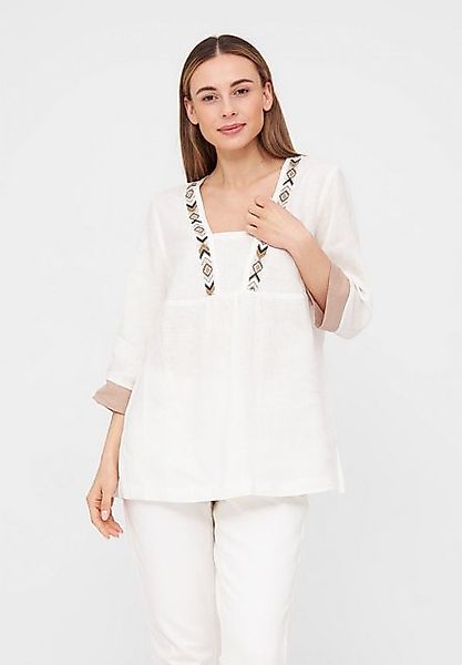 Tooche Blusentop Monaco Elegante Bluse aus 100% Leinen günstig online kaufen