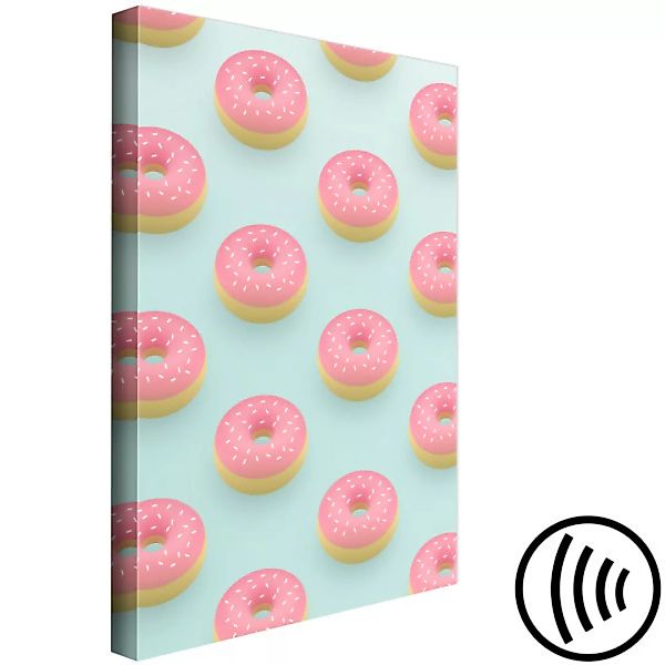 Leinwandbild Pastel Donuts (1 Part) Vertical XXL günstig online kaufen