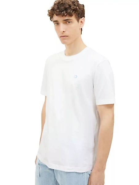 TOM TAILOR Denim T-Shirt "Crewneck", mit kleinem Logo-Print günstig online kaufen