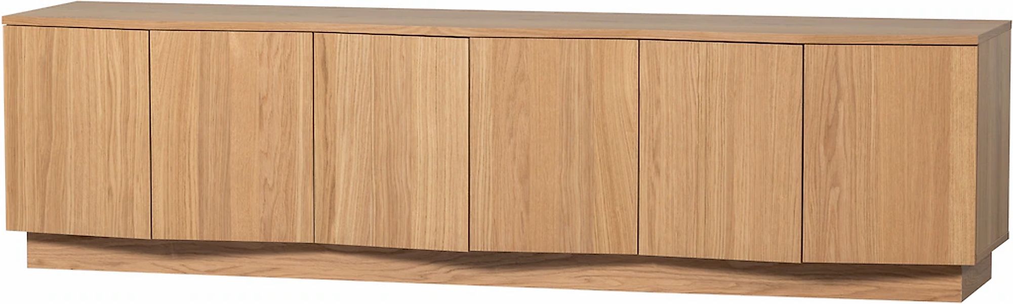 WOOOD Lowboard "WOOOD ZUMA TV-MÖBEL" Zuma TV-Kommode Eiche bietet Stil, Sta günstig online kaufen