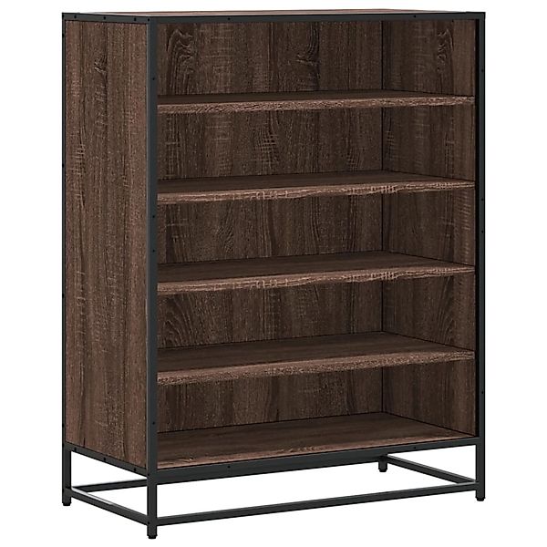 vidaXL Schuhschrank Eichen-Optik 75x38x97,5 cm Holzwerkstoff Metall 3300874 günstig online kaufen