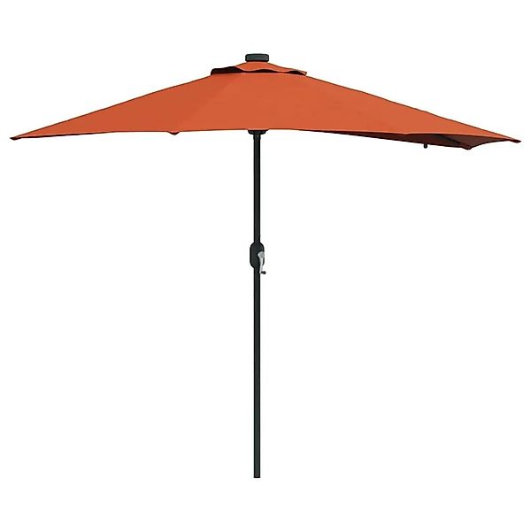 vidaXL Gartenparasol Terrakotta 294 x 150 x 223 cm Stoff 42003264 günstig online kaufen