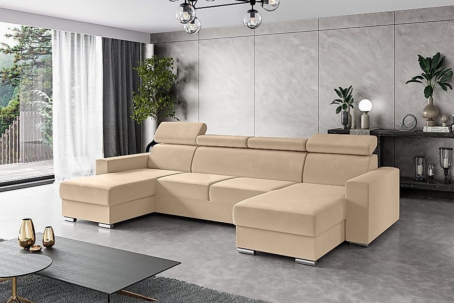 ALTDECOR Ecksofa FIX, Couch mit Schlaffunktion, Wohnzimmer - Wohnlandschaft günstig online kaufen