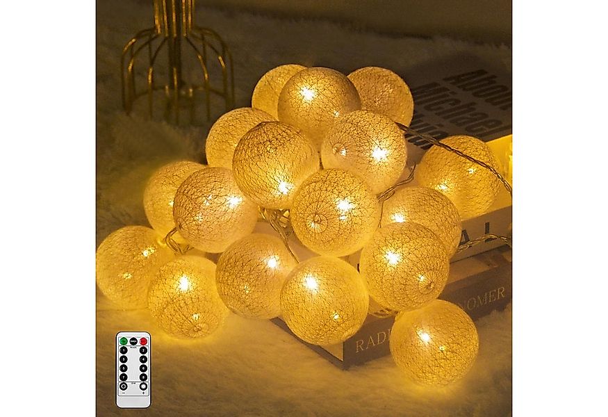 Vivitar LED-Lichternetz Dimmbares Wattebausch-Licht mit Fernbedienung – USB günstig online kaufen