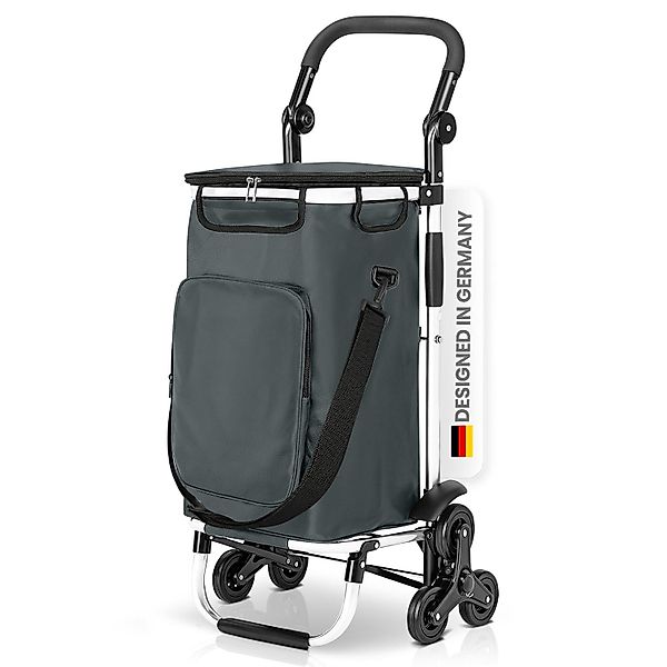 wuuhoo Einkaufstrolley Buddy mit 6 Rollen und Thermo-Aluminium 50 Liter, Ei günstig online kaufen