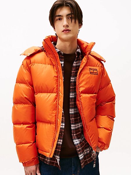 Tommy Jeans Steppjacke "ALASKA DOWN PUFFER" mit Kapuze Übergangsjacke Regul günstig online kaufen