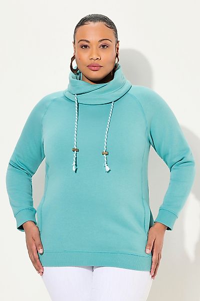 Ulla Popken Sweatshirt Sweatshirt weiter Stehkragen günstig online kaufen