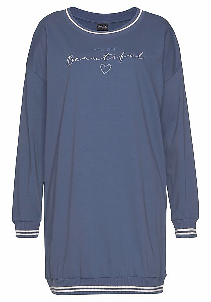 Vivance Dreams Nachthemd mit Ripp-Abschlüssen günstig online kaufen