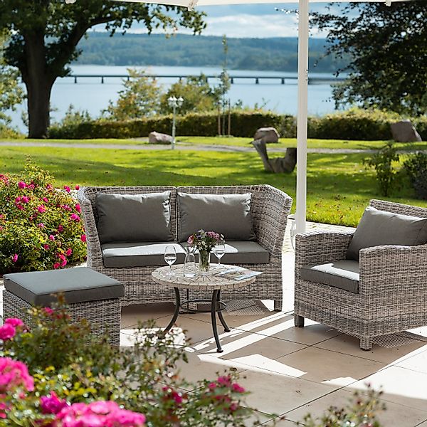 Herlag Stuhlkissen Sunny, Outdoor Loungekissen Gartenlounge günstig online kaufen