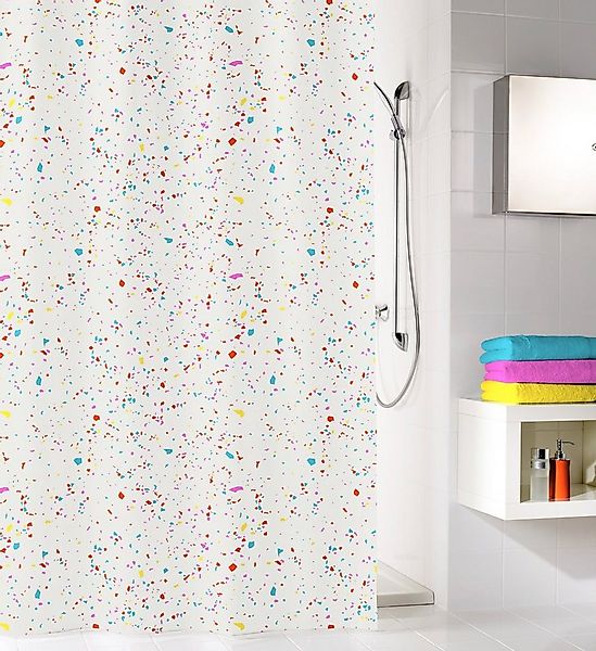Kleine Wolke Duschvorhang Confetti Breite 180 cm, Höhe 200 cm günstig online kaufen