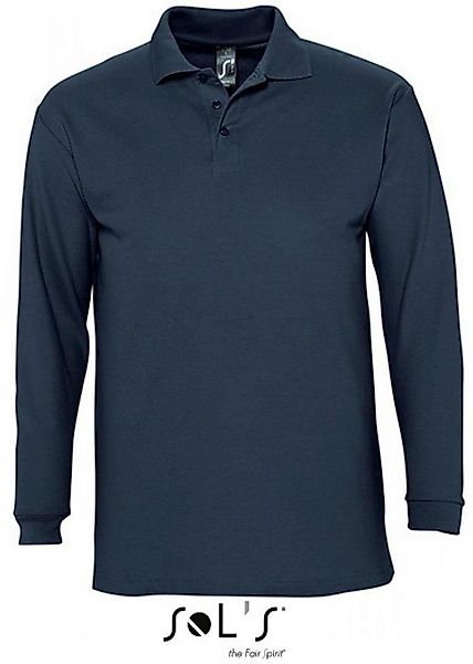 SOLS Langarm-Poloshirt Herren Longsleeve Poloshirt Winter II günstig online kaufen