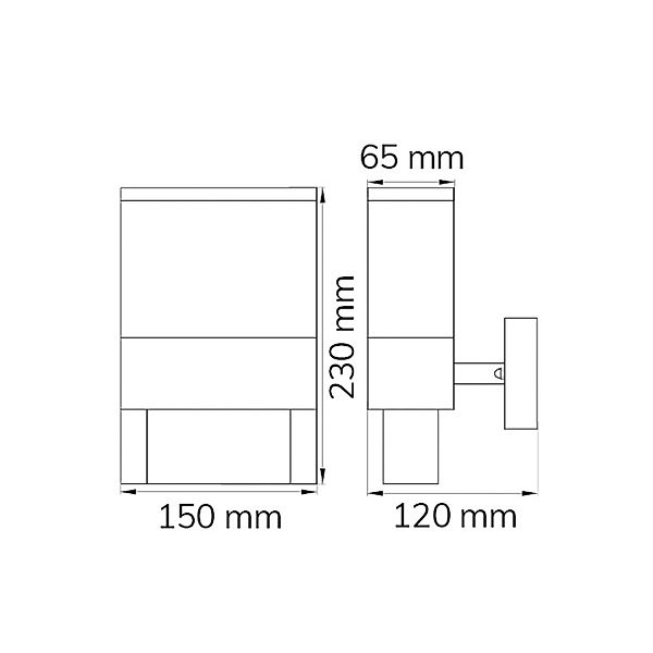 WOFI LED Wandleuchte, LED-Leuchtmittel fest verbaut, Warmweiß, Wandleuchte günstig online kaufen