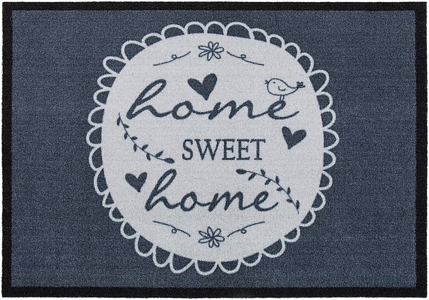 Andiamo Fußmatte »Home Sweet Home, Made in Belgium«, rechteckig, 5 mm Höhe, günstig online kaufen