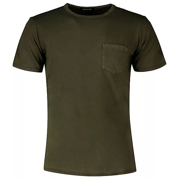 Replay M3185.000.2232 Kurzärmeliges T-shirt S Military günstig online kaufen
