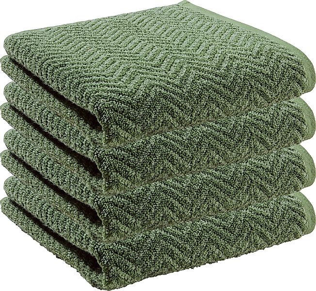 REDBEST Handtuch Handtuch "Palmdale" 4er-Pack, Frottier günstig online kaufen