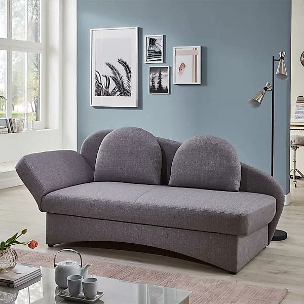 Sofabett in Grau Bettkasten günstig online kaufen