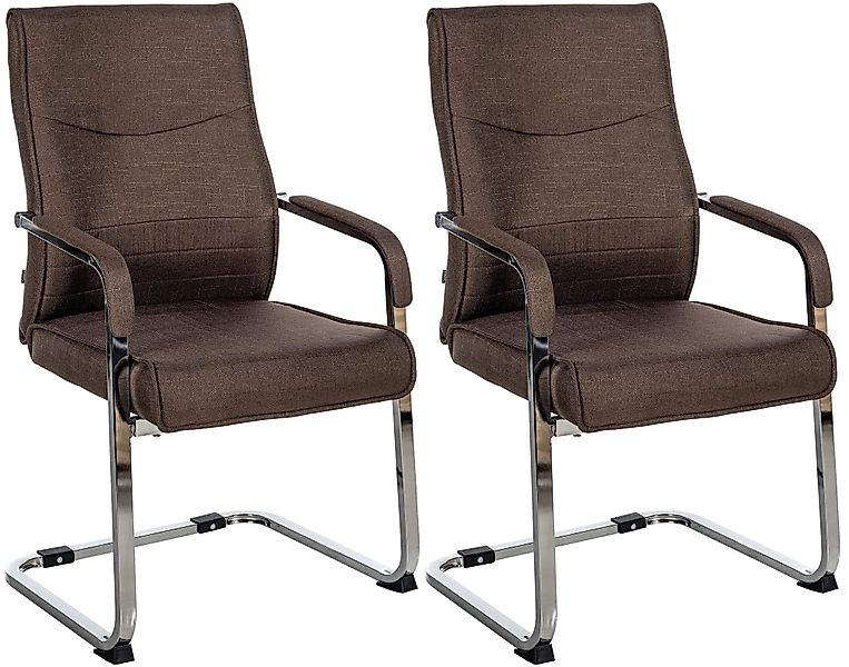 CLP Besucherstuhl Hobart (2er Set), Kunstleder günstig online kaufen