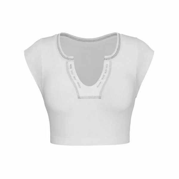ZWY T-Shirt-Body Slim Fit, kurzes, sexy geripptes T-Shirt günstig online kaufen