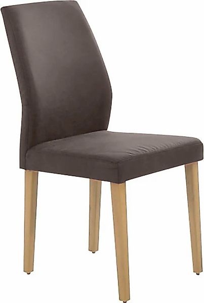 K+W Komfort & Wohnen 4-Fußstuhl "6193", Microfaser 760, mit Massivholzbeine günstig online kaufen