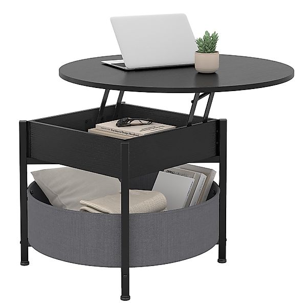 MSMASK Couchtisch Wohnzimmertisch mit Korb aus günstig online kaufen