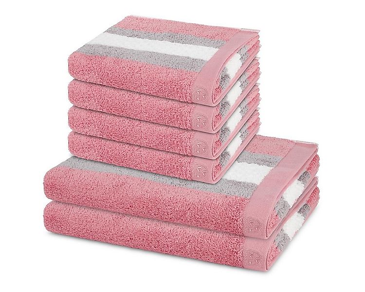 ROSS Handtuch Set Harmony, Walkfrottee (Spar-Set, 6-St), 4 X Handtuch 2 X D günstig online kaufen