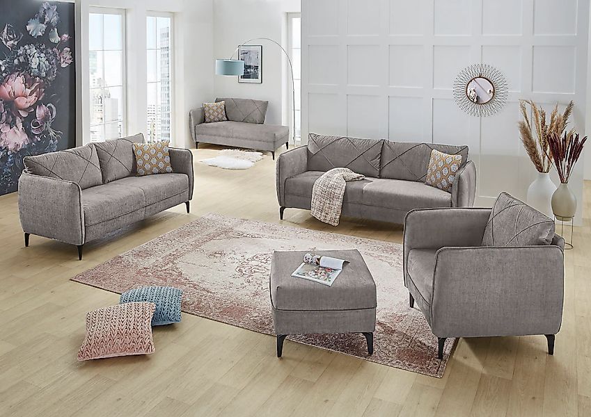 Jockenhöfer Gruppe 2,5-Sitzer "Novara, B: 177 cm" mit attraktiver Steppung, günstig online kaufen