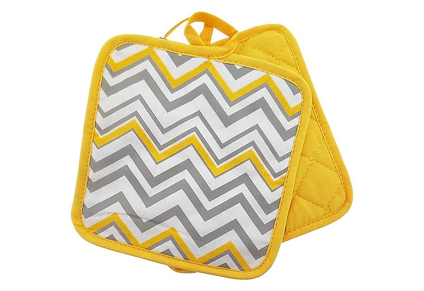 varivendo Topflappen 2er Topflappen ca.20 x 20cm, 4-fach sortiert, (Paar, 1 günstig online kaufen