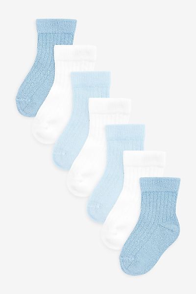 Next Kurzsocken Gerippte Socken im 7er-Set günstig online kaufen