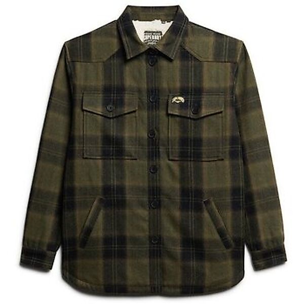 Superdry  Blusen Surchemise à carreaux en peau lainée femme günstig online kaufen