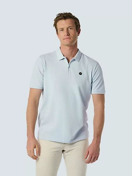 NO EXCESS Poloshirt Polo Zip Pique Garment Dyed Stretch günstig online kaufen