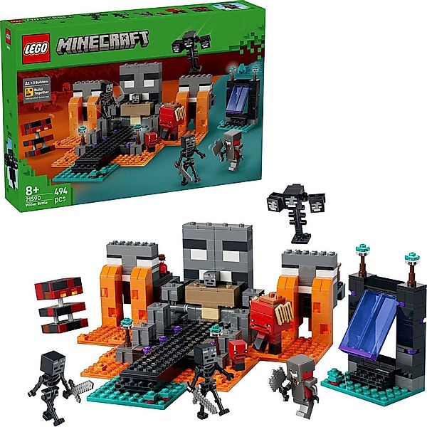 LEGO® Duell mit dem Wither (21590), LEGO Minecraft Konstruktionsspielsteine günstig online kaufen