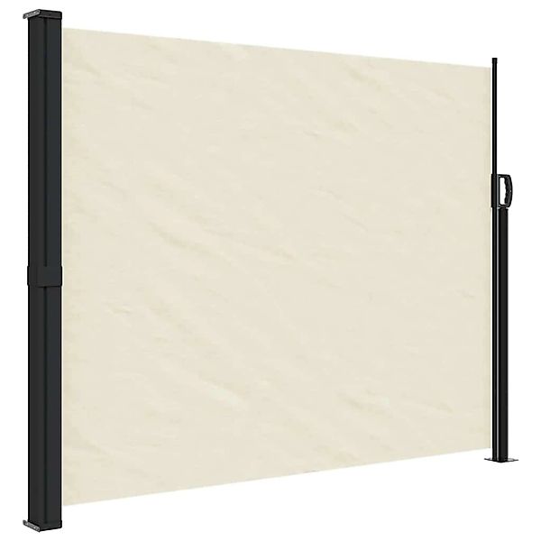 furnicato Seitenmarkise Ausziehbar Creme 160x600 cm günstig online kaufen