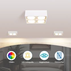 ZMH LED Deckenstrahler 4 Flammig Deckenleuchte günstig online kaufen