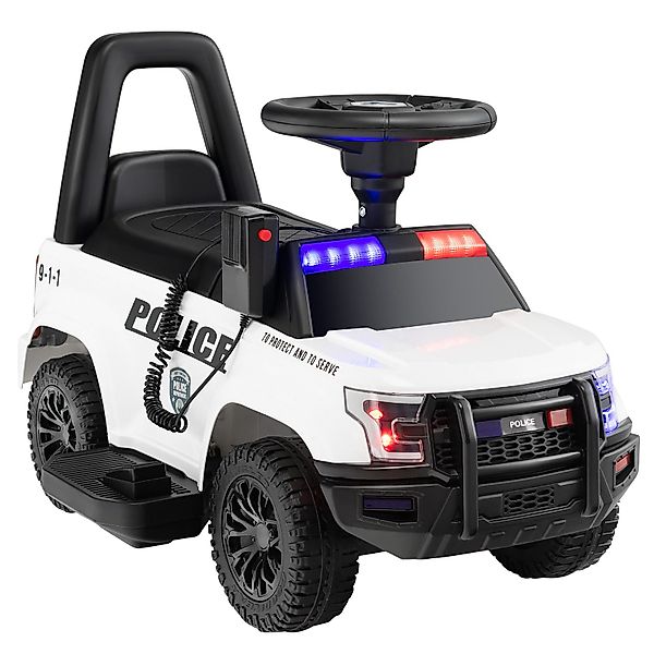 COSTWAY Elektro-Kinderauto 6V Polizei Spielzeugauto, mit günstig online kaufen