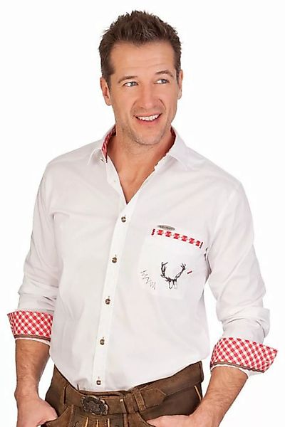 Spieth & Wensky Trachtenhemd Trachtenhemd - SYDNEY - rot günstig online kaufen