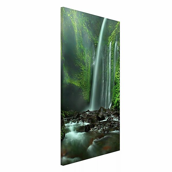 Magnettafel - Hochformat 3:4 Tropischer Wasserfall günstig online kaufen