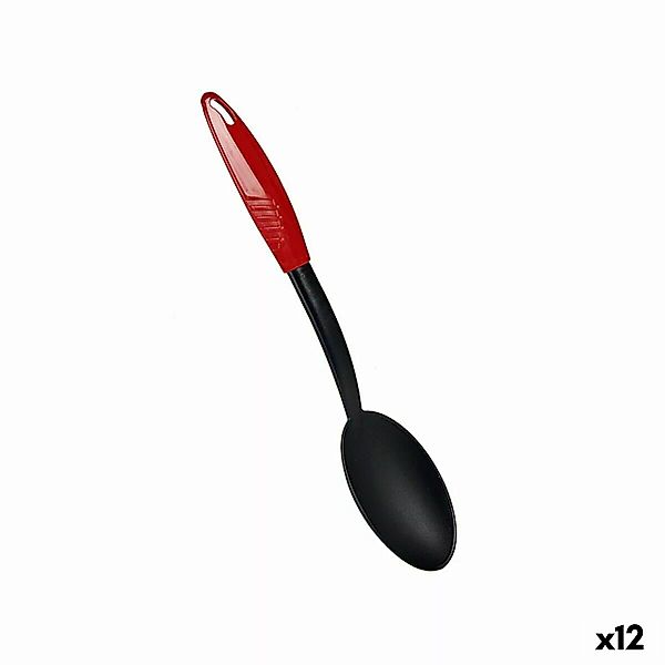 Löffel Rot Schwarz Nylon (3 X 32,5 X 7 Cm) (12 Stück) günstig online kaufen