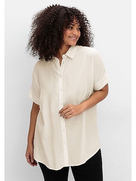 Sheego Hemdbluse Große Größen mit überschnittenen günstig online kaufen