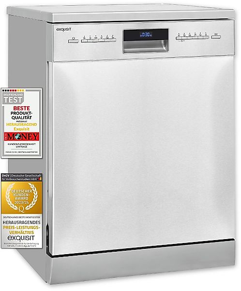 exquisit Standgeschirrspüler "GSP9614-030B" 14 Maßgedecke günstig online kaufen