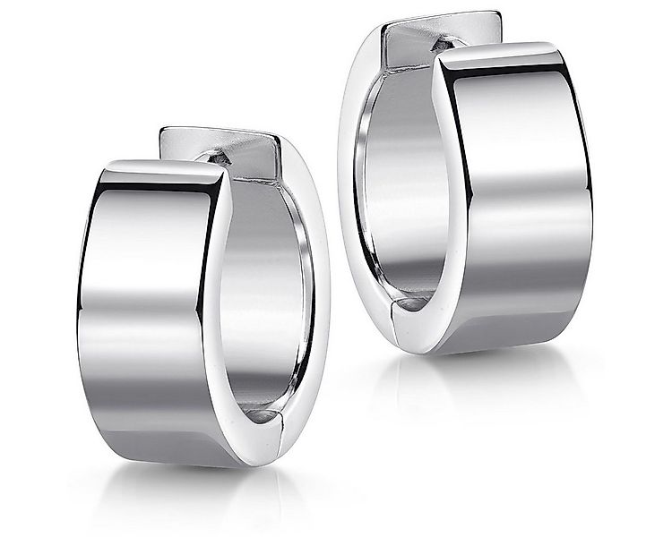 Materia Paar Creolen Ohrringe Damen Silber breit Ø16,5 SO-377, 925 Sterling günstig online kaufen
